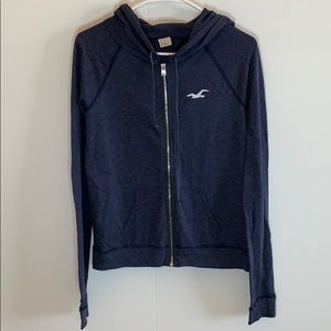 🌼3/$30🌼  Hollister Navy Zip Up Jacket